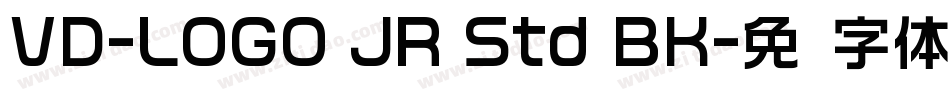 VD-LOGO JR Std BK字体转换
